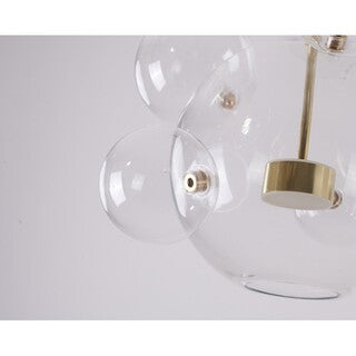 Clear Bubble Glass LED Chandelier