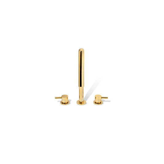 Origin Gold Three Hole Mixer Tap