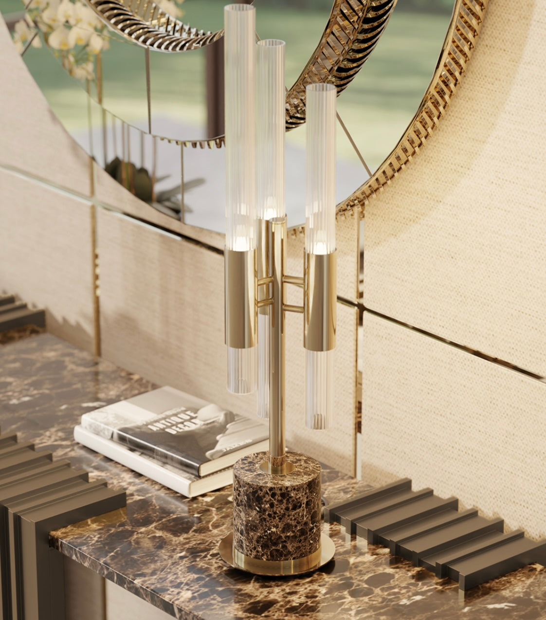 Waterfall Table Lamp by Luxxu