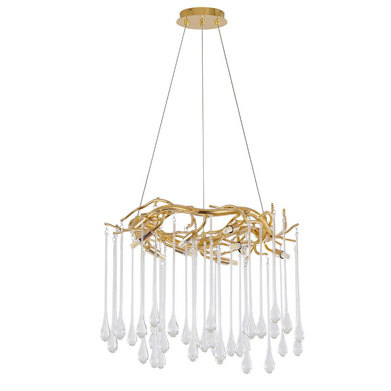 Gold Aluminum Chandelier