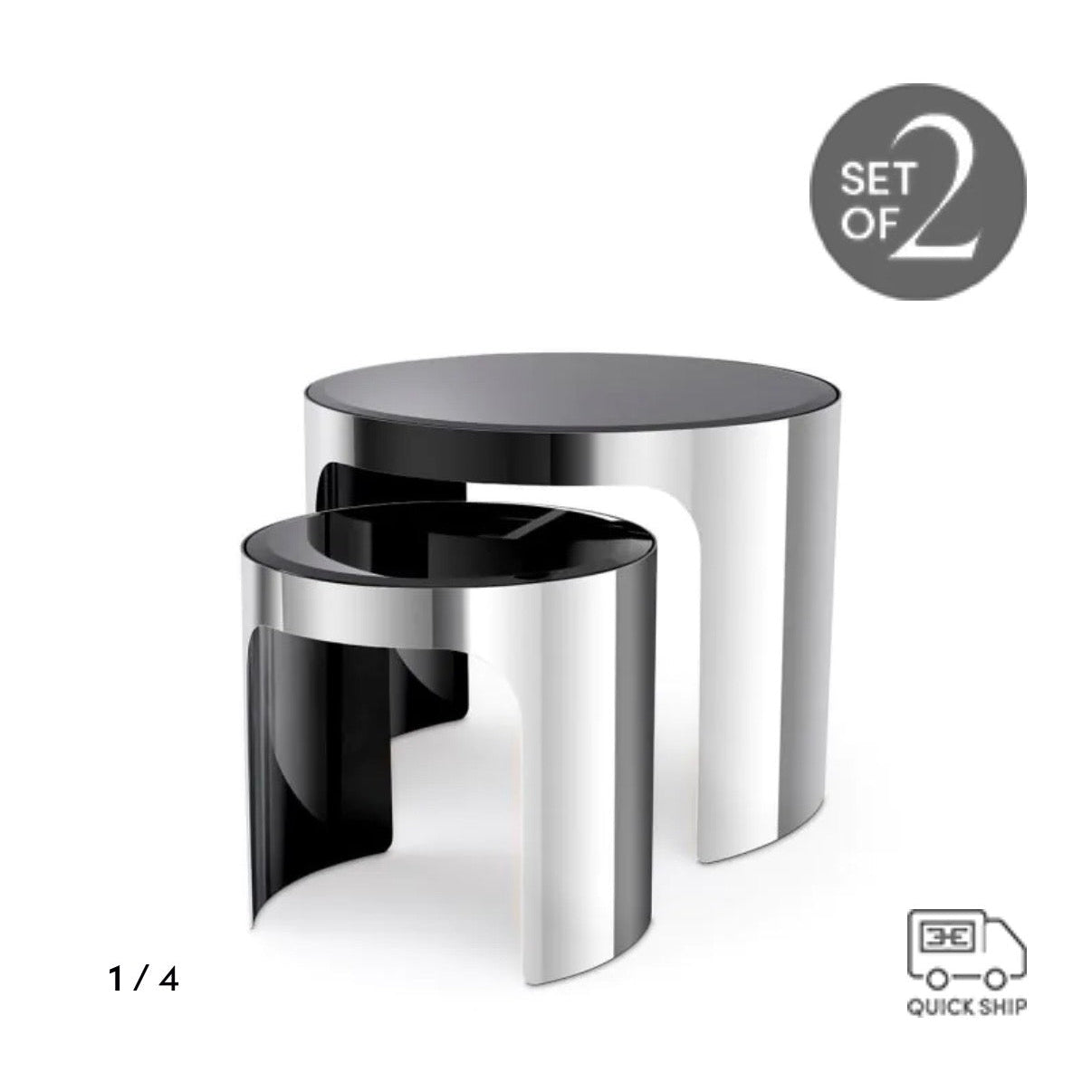 Side Table Piemonte set of 2