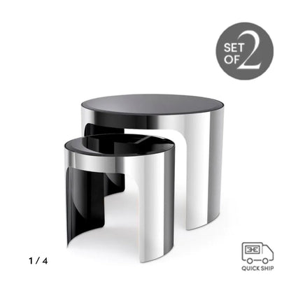 Side Table Piemonte set of 2