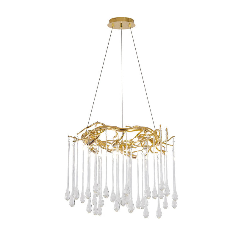 Gold Aluminum Chandelier