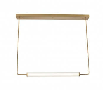 Brass Frame LED Chandelier