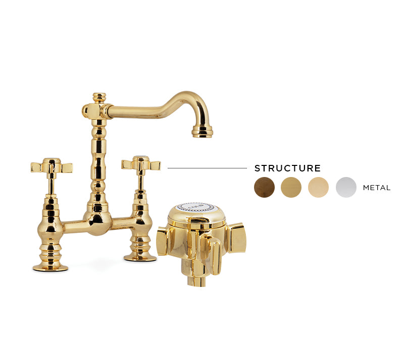 Bourgeois Two Hole Mixer Tap