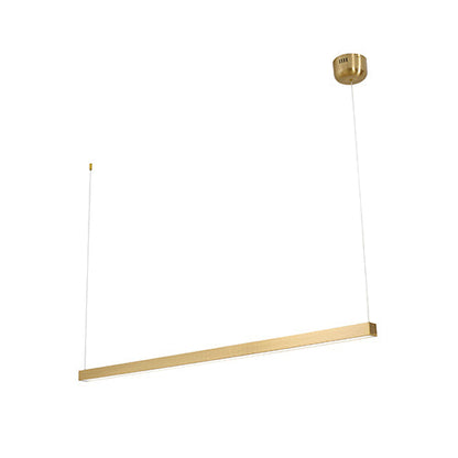 Linear LED Stick Chandelier