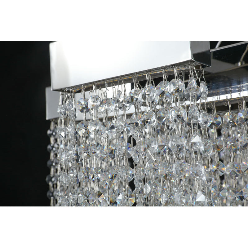 Modern Chrome LED Chandelier