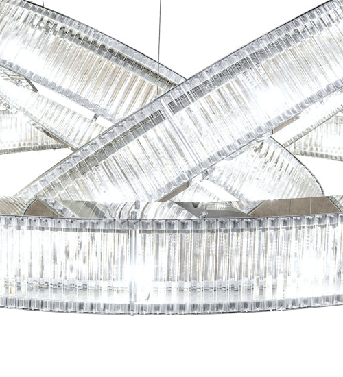 90" Wide Beckam 3 Ring Chandelier