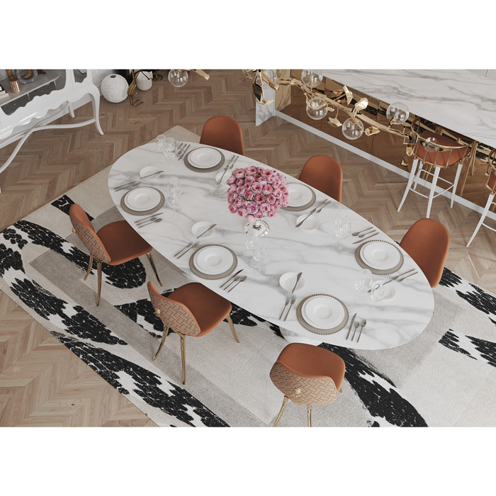 Pietra Oval XL Dining Table