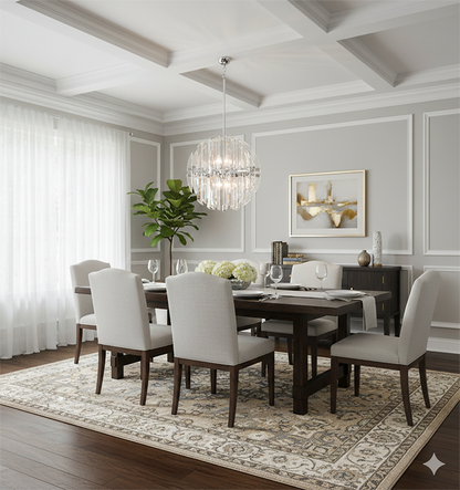 Chrome Orb Chandelier