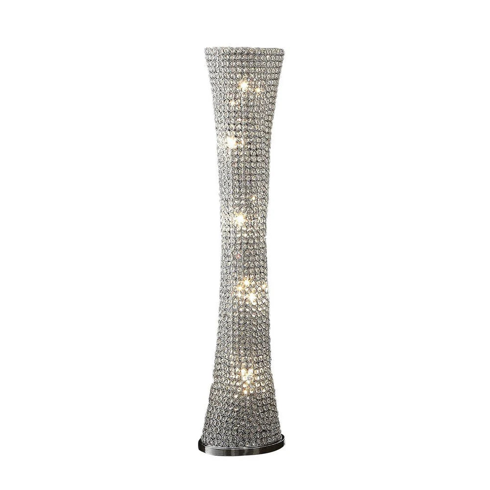 Silver Subtle Curve Floor Lamp