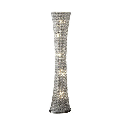 Silver Subtle Curve Floor Lamp