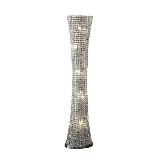 Silver Subtle Curve Floor Lamp