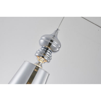 Polished Gold/Chrome Single Pendant Light