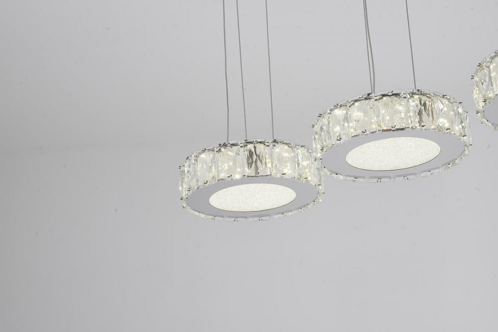 Modern Crystal Island Chandelier