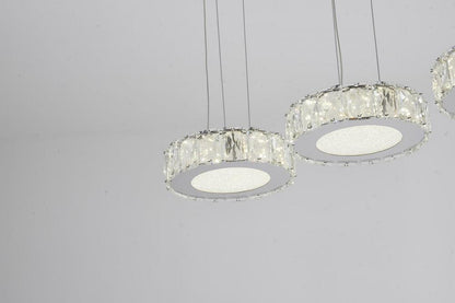 Modern Crystal Island Chandelier