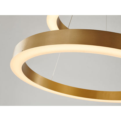 Double Halo LED Chandelier