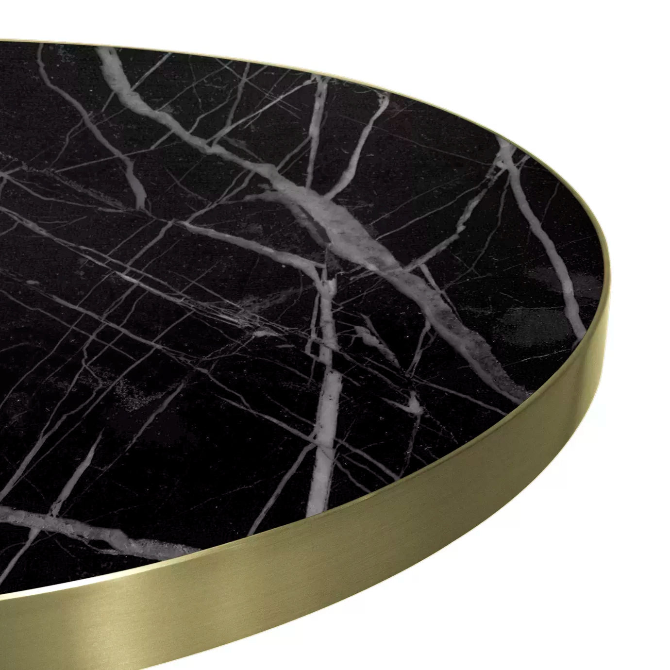 Decodiva Nero Marquina Marble Dining Table