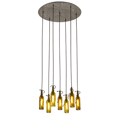 30" Wide Tuscan Vineyard 7 Light Pendant