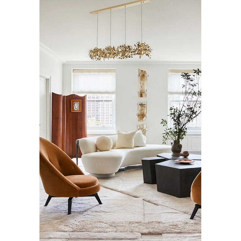 Island Light with Sparkle Confetti Pendants