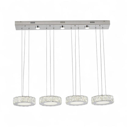 Modern Crystal Island Chandelier