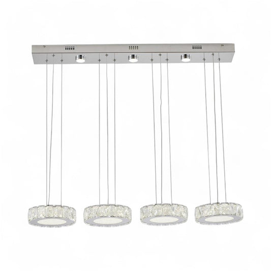 Modern Crystal Island Chandelier