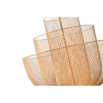 Triple-Tier Gold Mesh LED Light - S