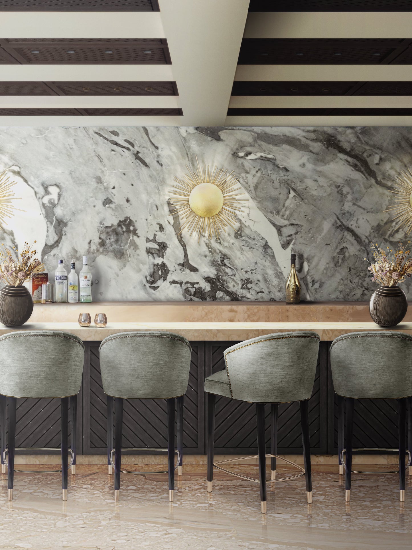 Soleil Wall Lamp by Brabbu