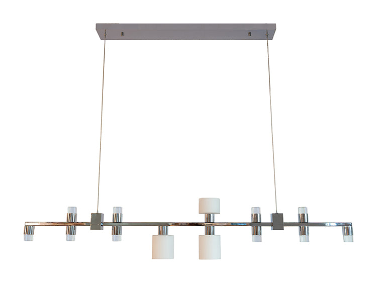 Metal & Glass LED Chandelier