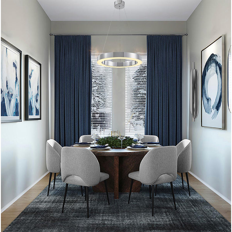 Modern Halo Round LED Chandelier