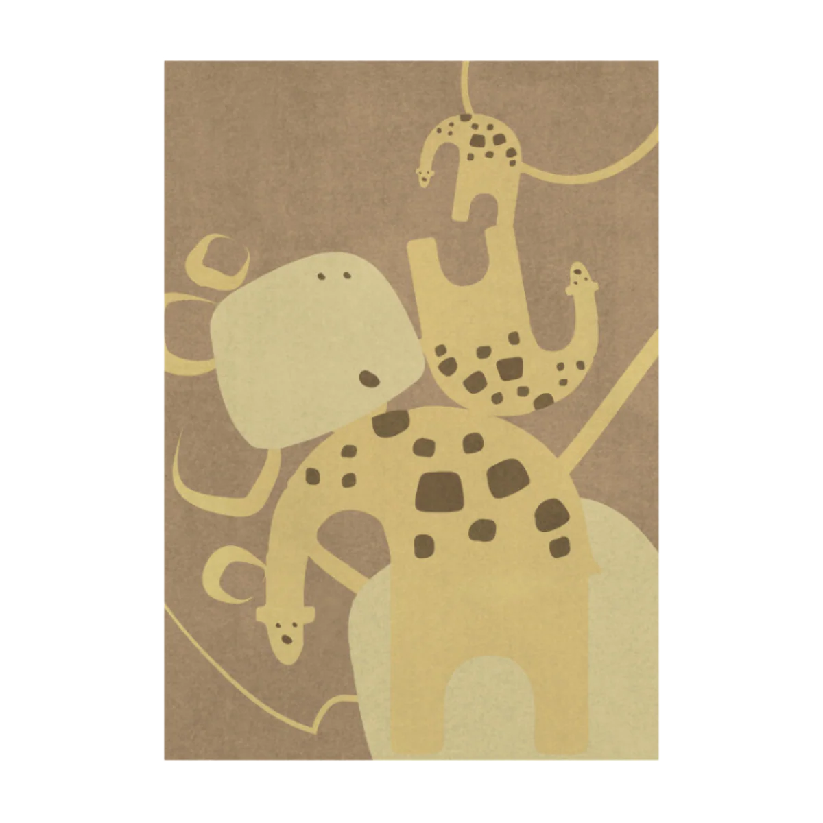 Giraffe Jungle Rug
