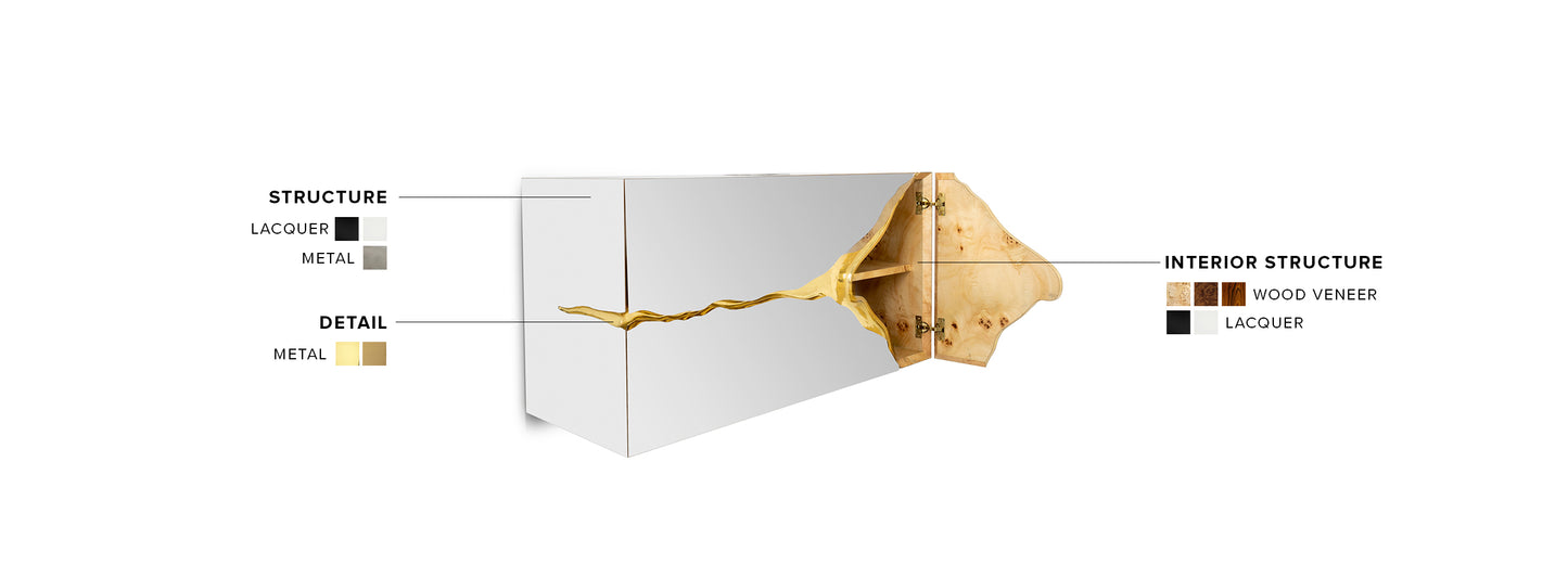 Lapiaz Wall Mounted Vanity Cabinet