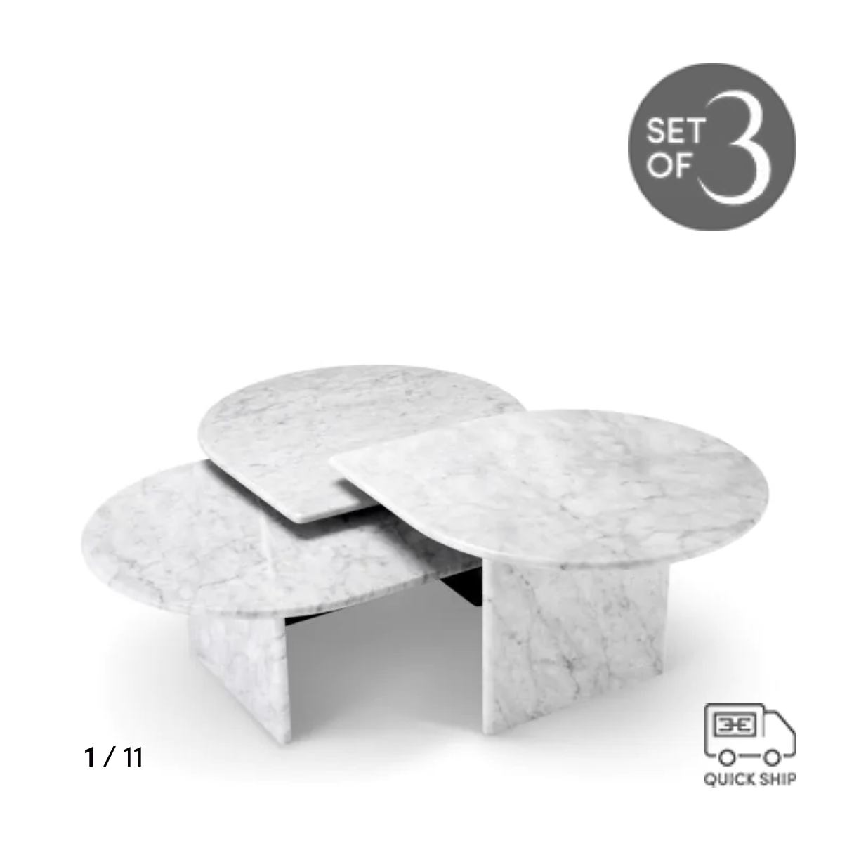 Coffee Table Naples set of 3