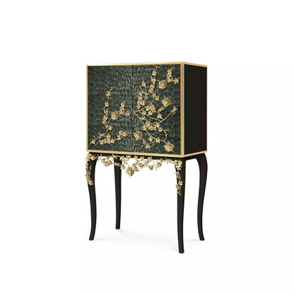 Spellbound Aged Mirror Bar Cabinet