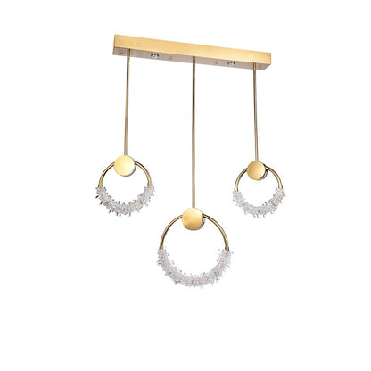 LED Crystal Ring Chandelier