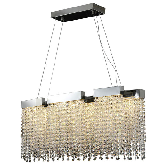 Modern Chrome LED Chandelier