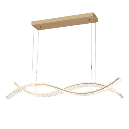 Brushed Gold Charlotte Chandelier