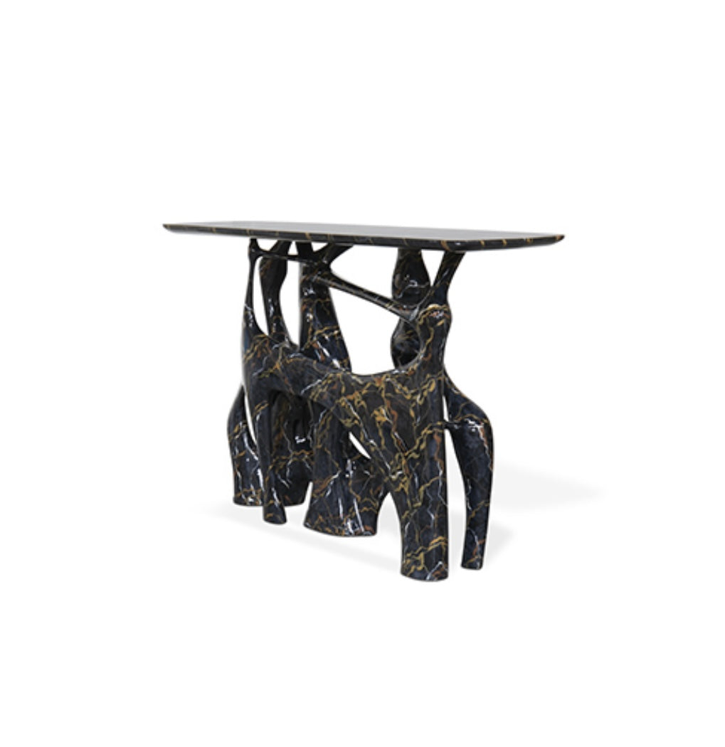Bastei Faux Marble Console
