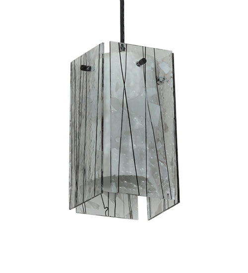 5" Square Metro Fusion Branches Quadrato Mini Pendant by Meyda Lighting