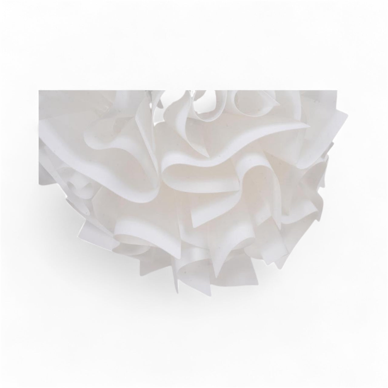 White Acrylic Flower Chandelier