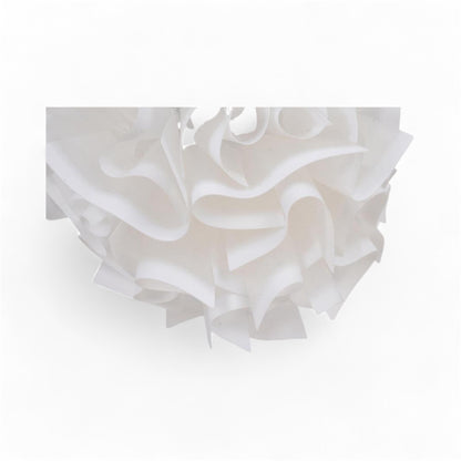 White Acrylic Flower Chandelier