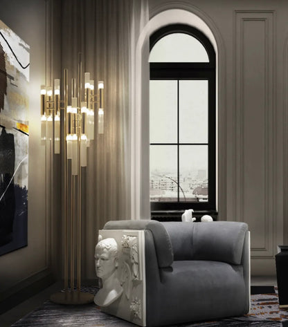 Waterfall Floor Lamp by Luxxu