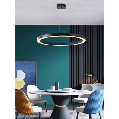 Large Halo LED Chandelier