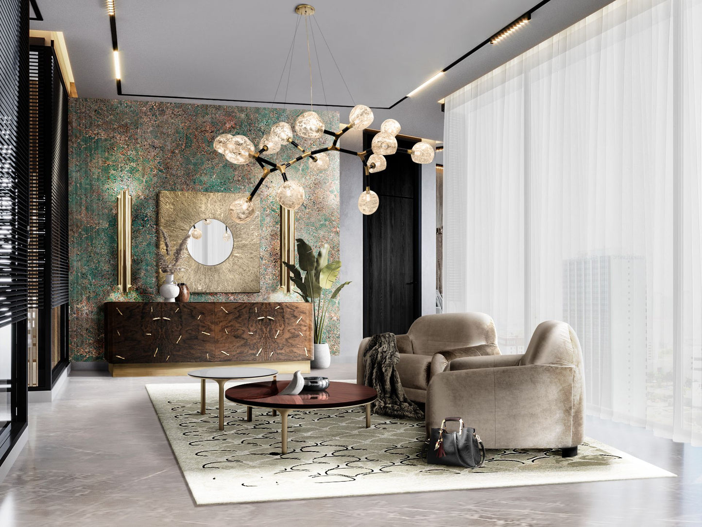 Cyrus Double I XL Wall Light