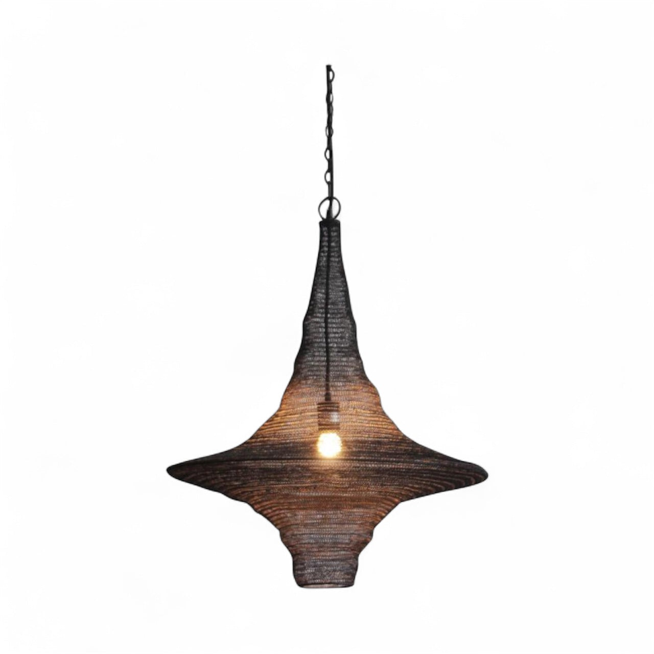 Chain Basket Pendant Light