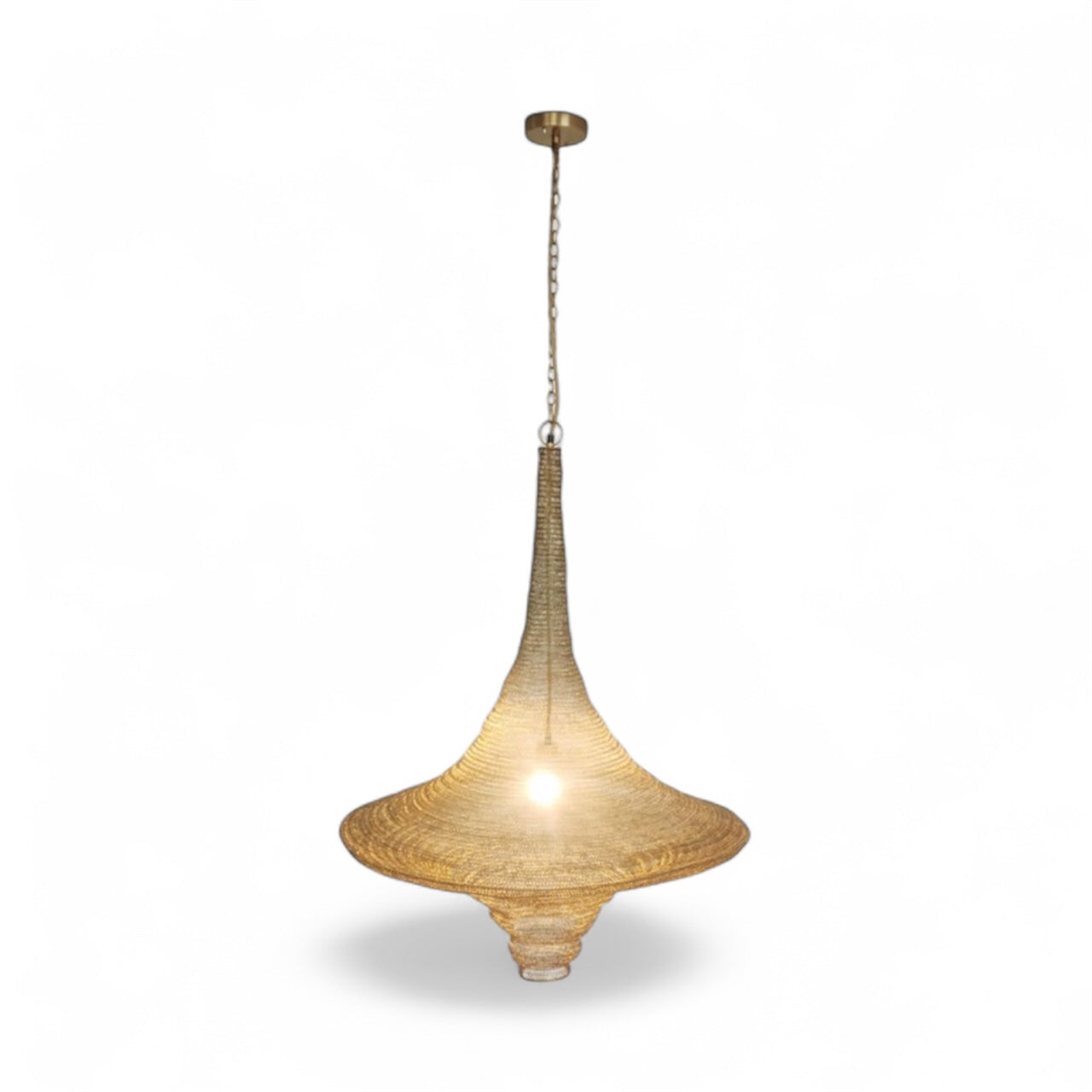 Chain Basket Pendant Light