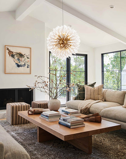 Clear Crystal Firework Chandelier