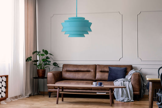 Pierce Large Pendant – Egg Blue Gloss Finish