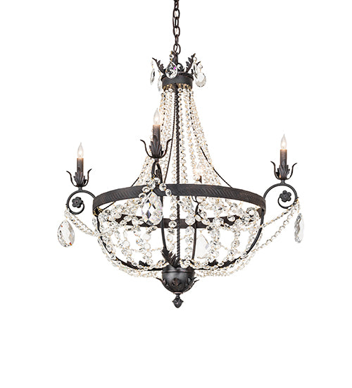 34" Wide Antonia 4 Light Chandelier