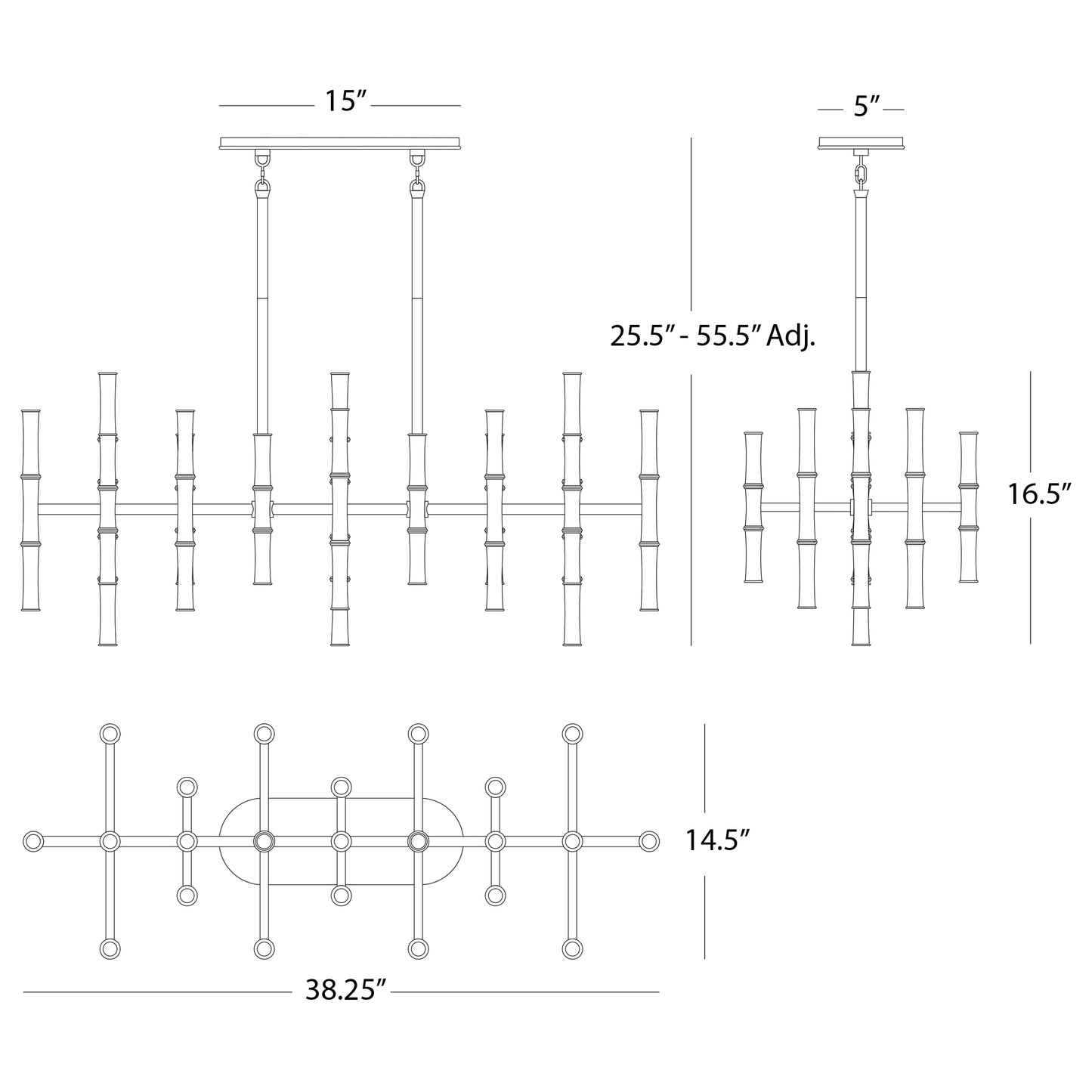 Kane Chandelier 42 Light